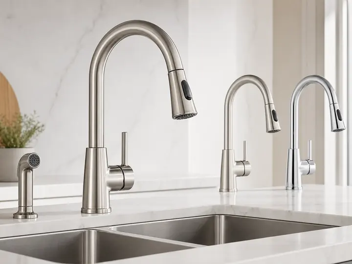 Kitchen faucet product setting