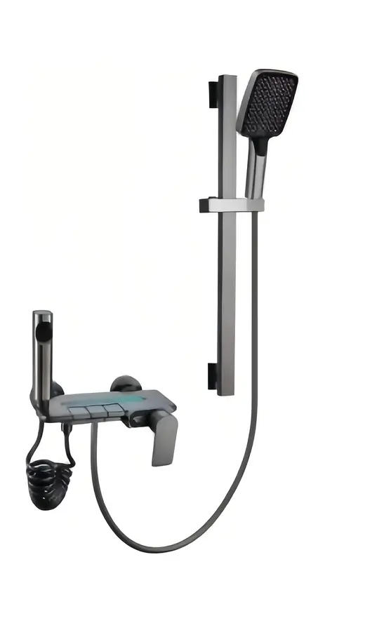 S011 black shower mixer set