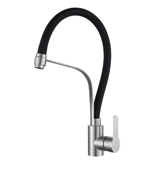 K018 black flexible kitchen faucet